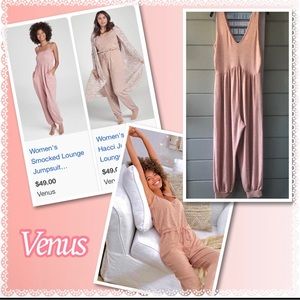 Venus pinkish lounge jumpsuit in great condition size medium